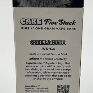 Gorilla Mints 4th Gen Cake Bar Disposable